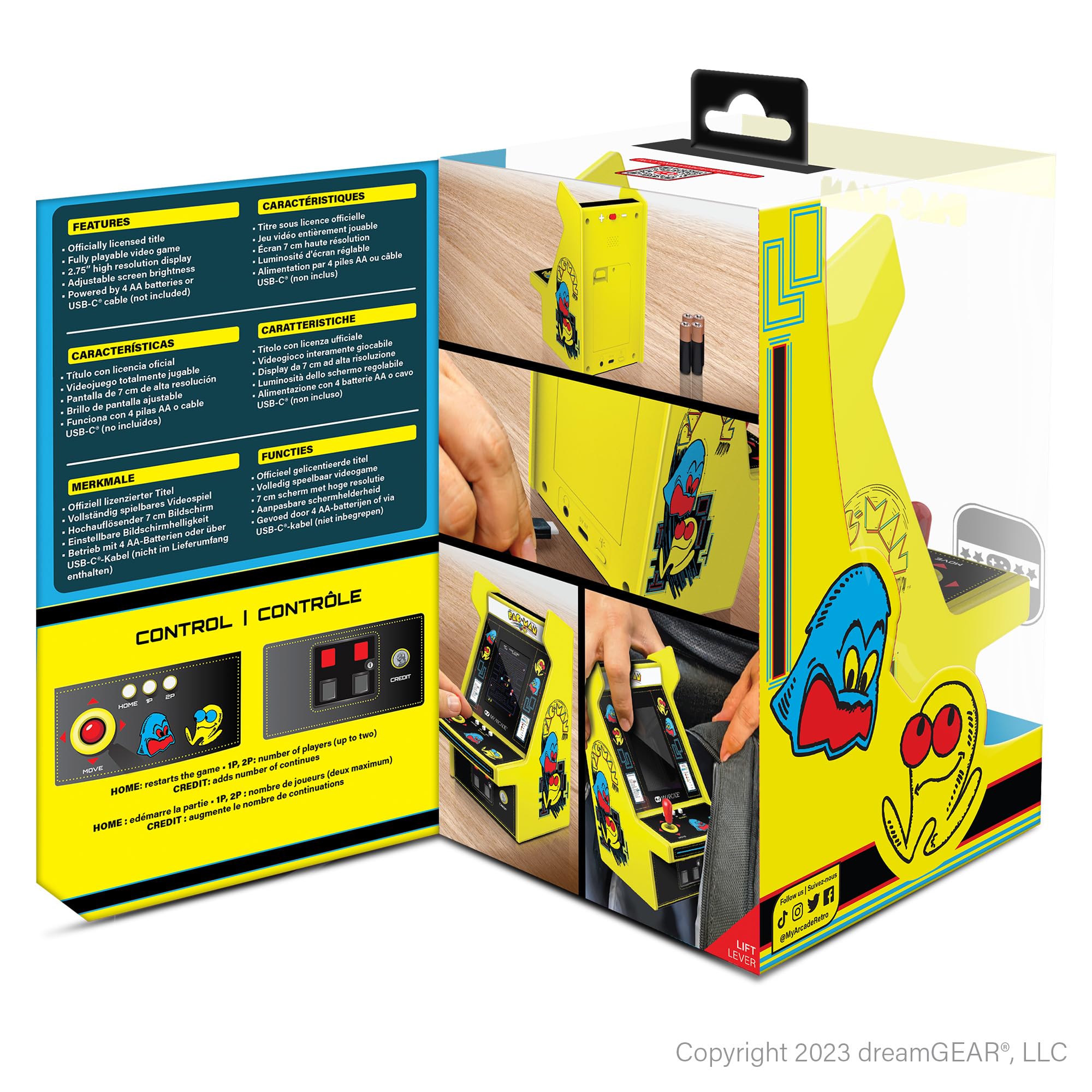 My Arcade Micro Jugador Pro 6,7' Pac-Man My Arcade Micro Jugador Pro 6,7' Pac-Man